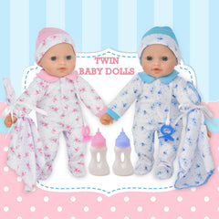 Dolls with pacifiers and bottles from Gift Boutique for caregiving play