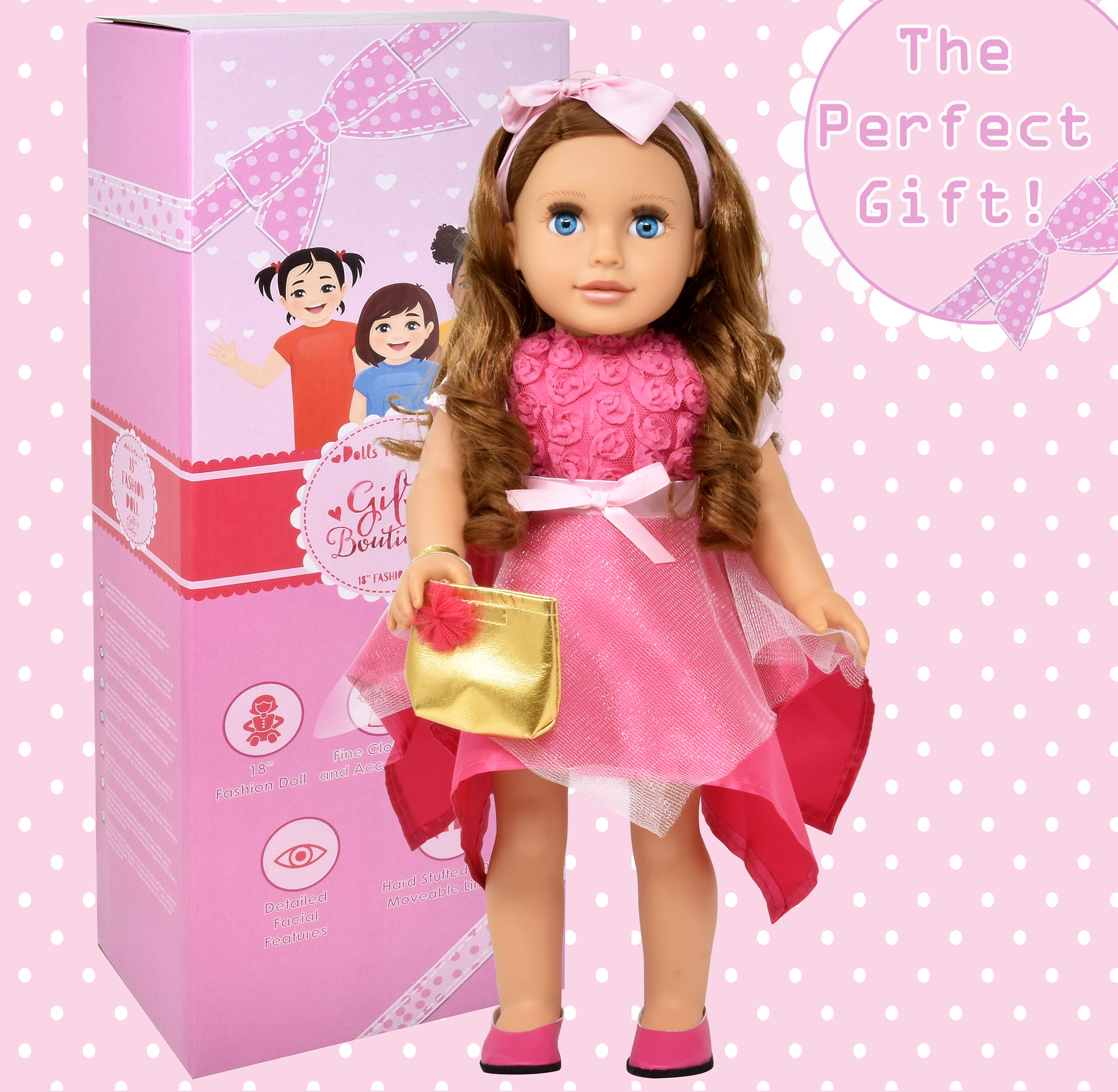 Gift Boutique hair bow accessory for completing charming doll styling.