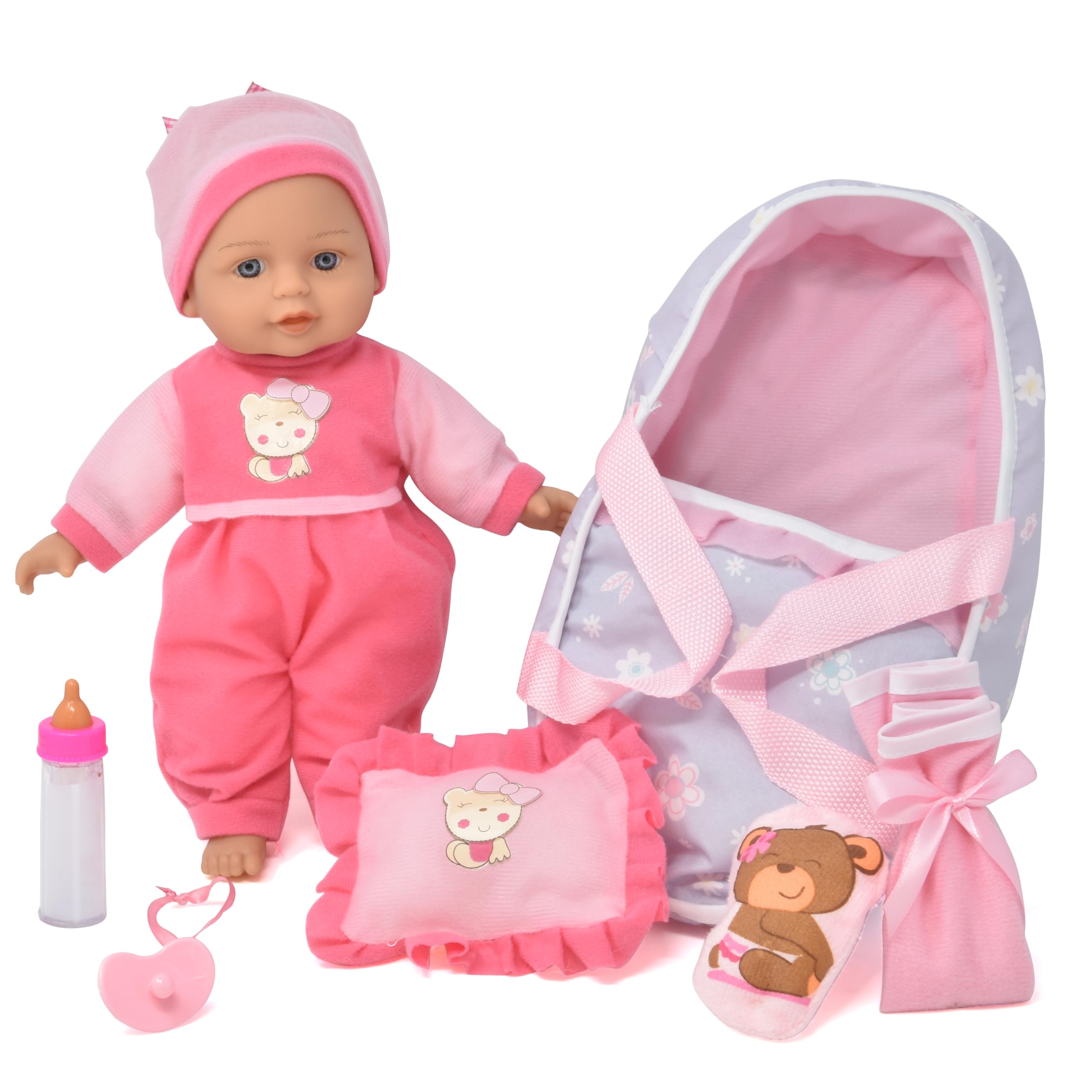 Gift Boutique headband adds a charming touch to the doll's finished look.