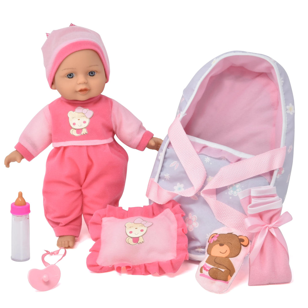 Gift Boutique headband adds a charming touch to the doll's finished look.