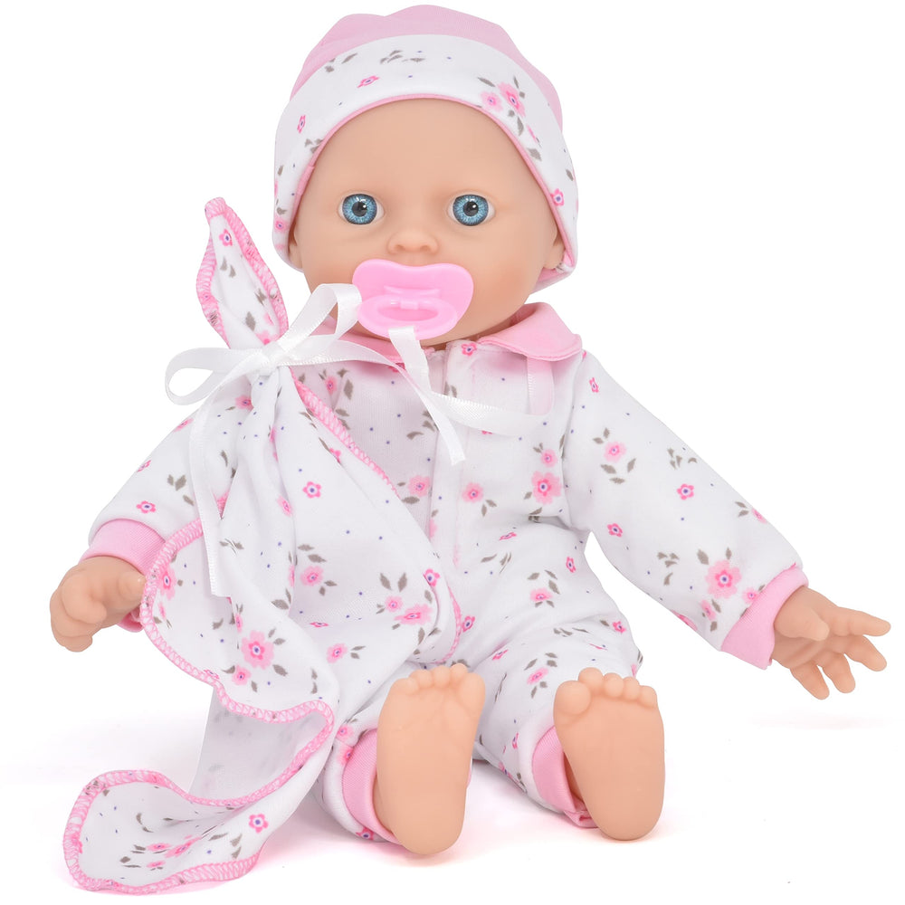Gift Boutique pacifier included supports soothing comfort during care routines.