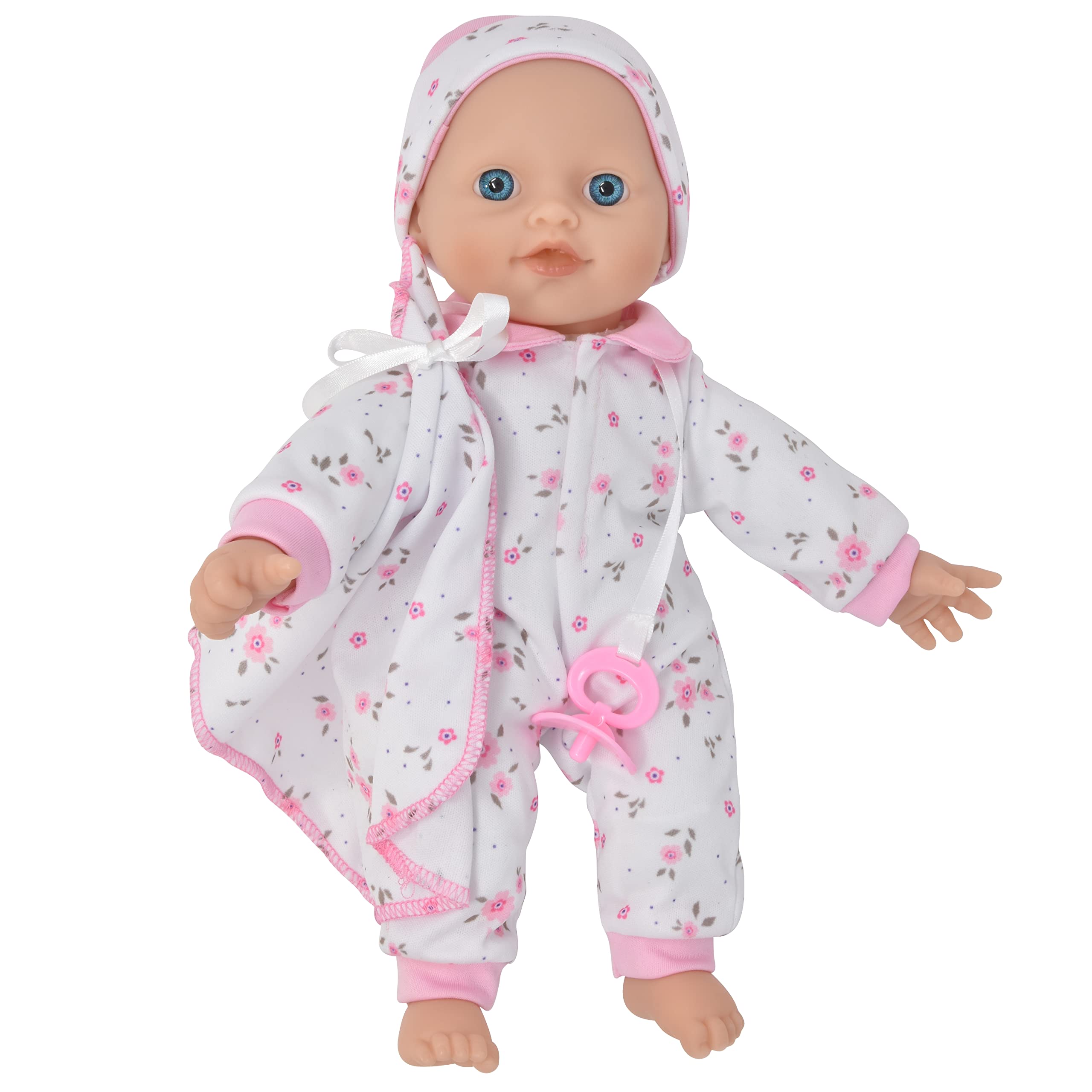 Gift Boutique pink floral clothes enhance gentle dress-up and imaginative storytelling.