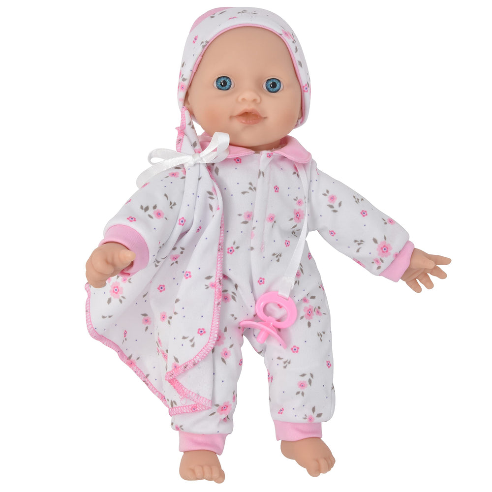 Gift Boutique pink floral clothes enhance gentle dress-up and imaginative storytelling.
