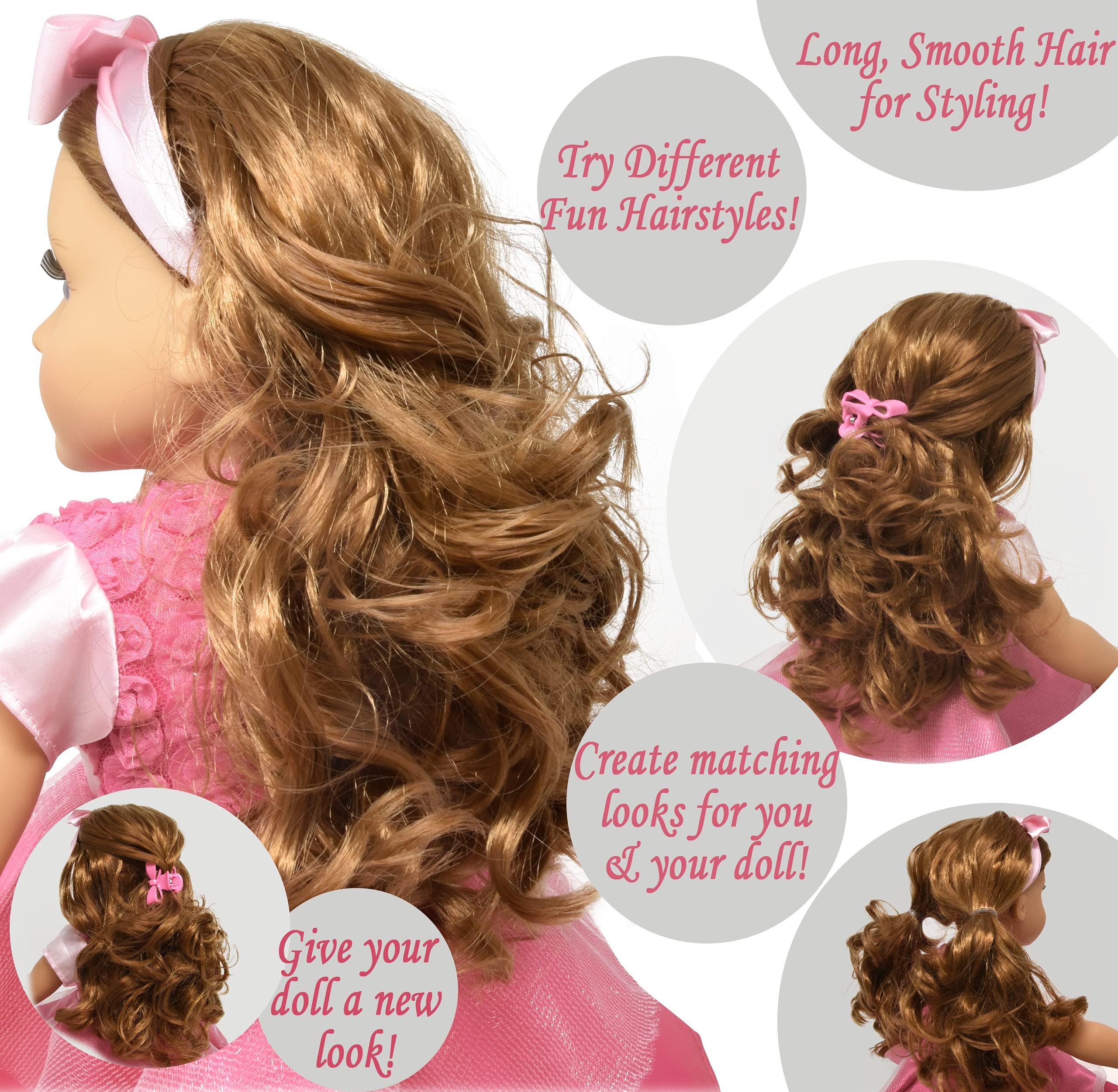 Gift Boutique rose princess dress in pink enhances dress-up play.