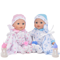 Gift Boutique soft body twin dolls in 12inch size for nurturing pretend play