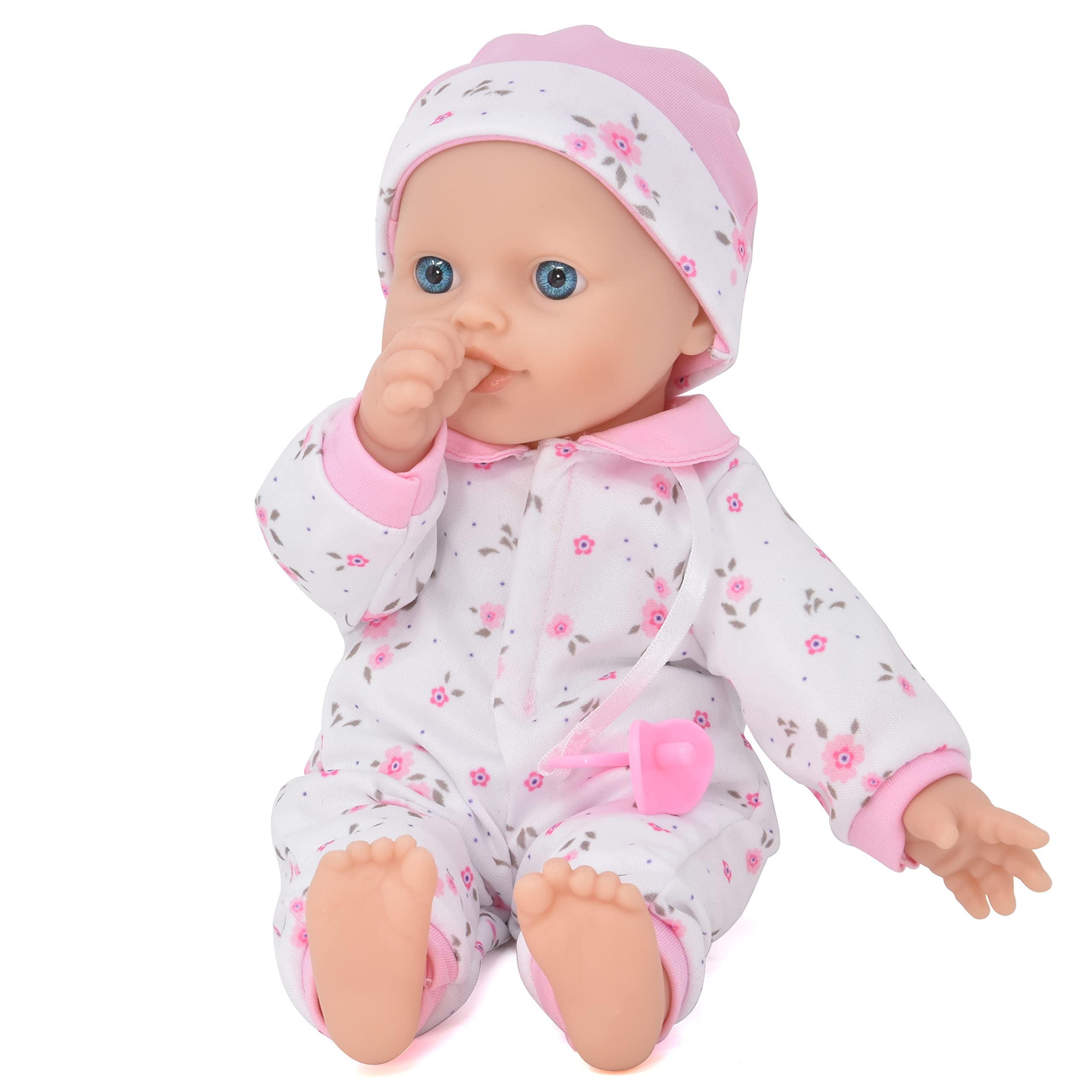 Gift Boutique soft vinyl head detail adds realistic charm for gentle play.