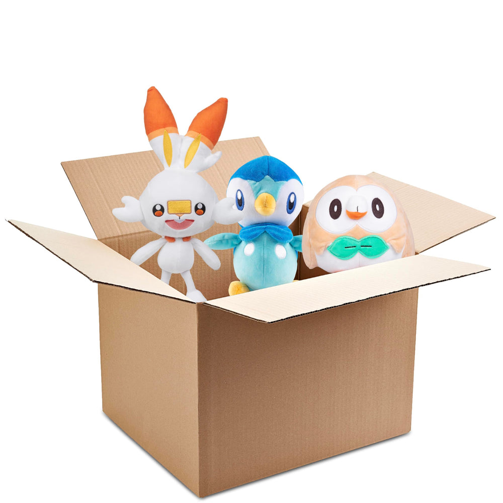 Gift-ready Pokemon plush set for kids, boys, and girls who love collectibles.