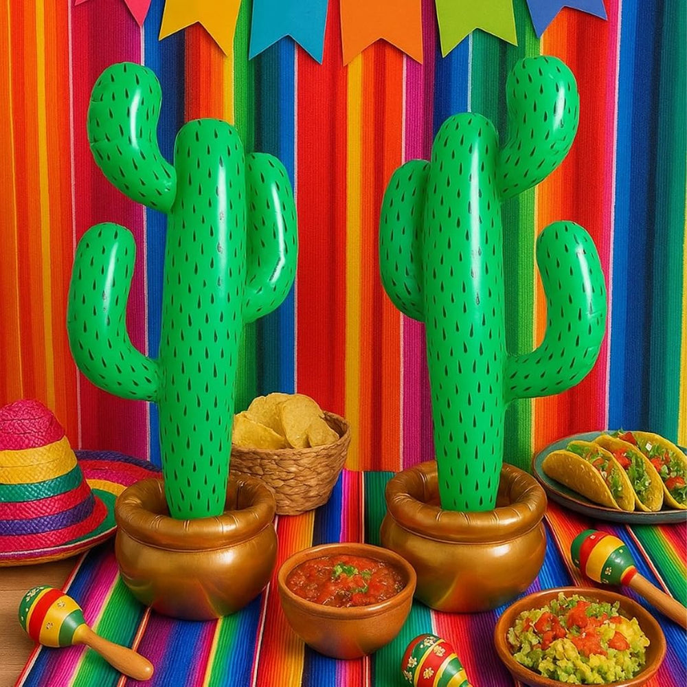 GiftExpress party decor setup for fiesta or tropical themed celebrations.