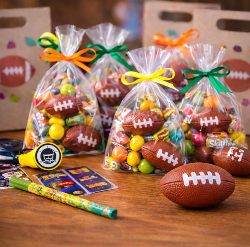 GiftExpress foam football stress-relief fidget toy fits in your pocket.