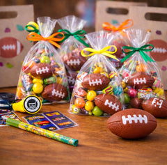 GiftExpress foam football stress-relief fidget toy fits in your pocket.
