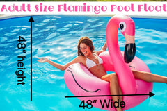 GiftExpress giant flamingo lounge float ideal for pool parties.