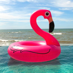 GiftExpress inflatable flamingo lilo for kids and adults.