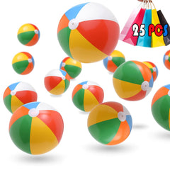 GiftExpress mini rainbow beach ball for easy tossing and party fun.