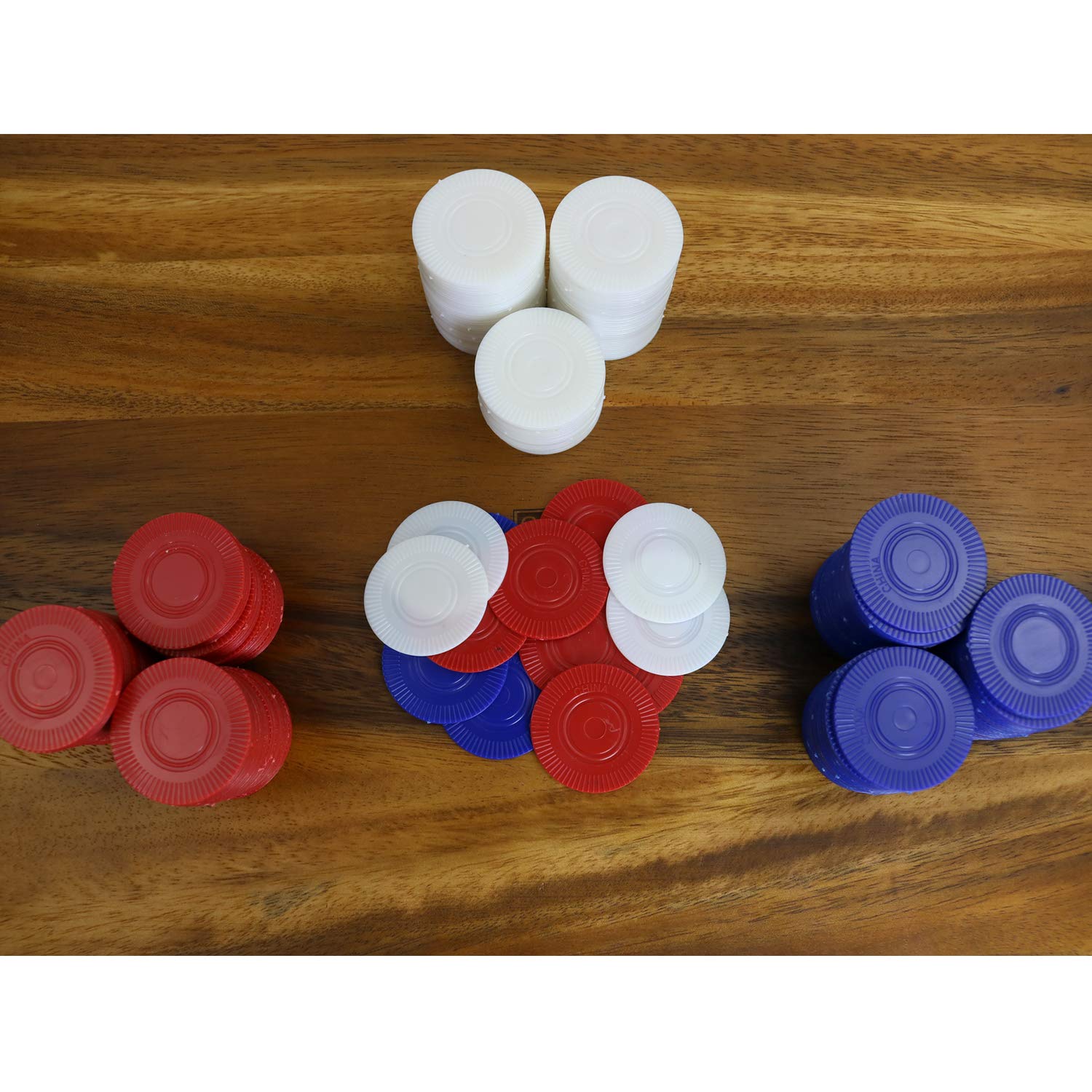 GiftExpress blue poker chips adding color to party games and learning.