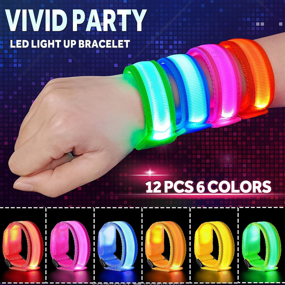 GIFTINBOX glow bracelet green helps group coordination at festivals