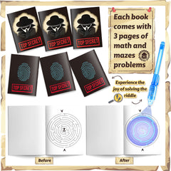 Kid-friendly spy kit encourages storytelling and puzzle solving.