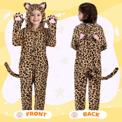 GIFTINBOX Leopard costume claw gloves provide a playful, realistic touch.