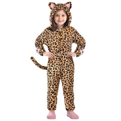 GIFTINBOX Leopard costume loose fit allows easy movement and layering.