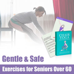 GiftNest Oversized Chair Yoga Cards pose illustration 02 demonstrates gentle range-of-motion movements.