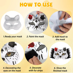 Giftota complete craft kit with all pieces for quick mask creation.