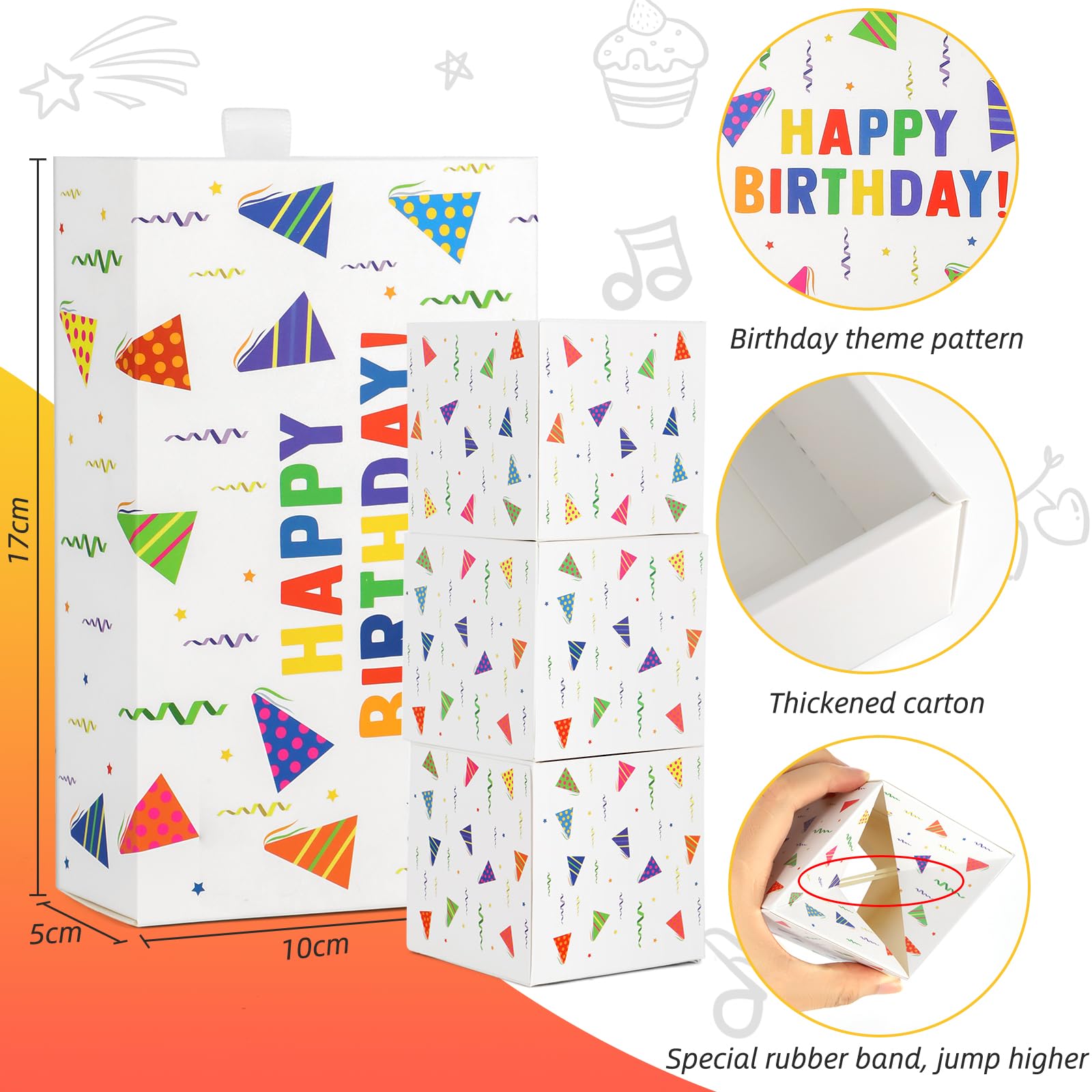 Giftota explosion box is ideal for birthdays, weddings, and anniversaries to create surprise memories.