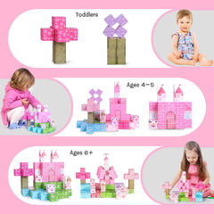 GiftPeak magnetic blocks storage bag to keep pieces organized after playtime.