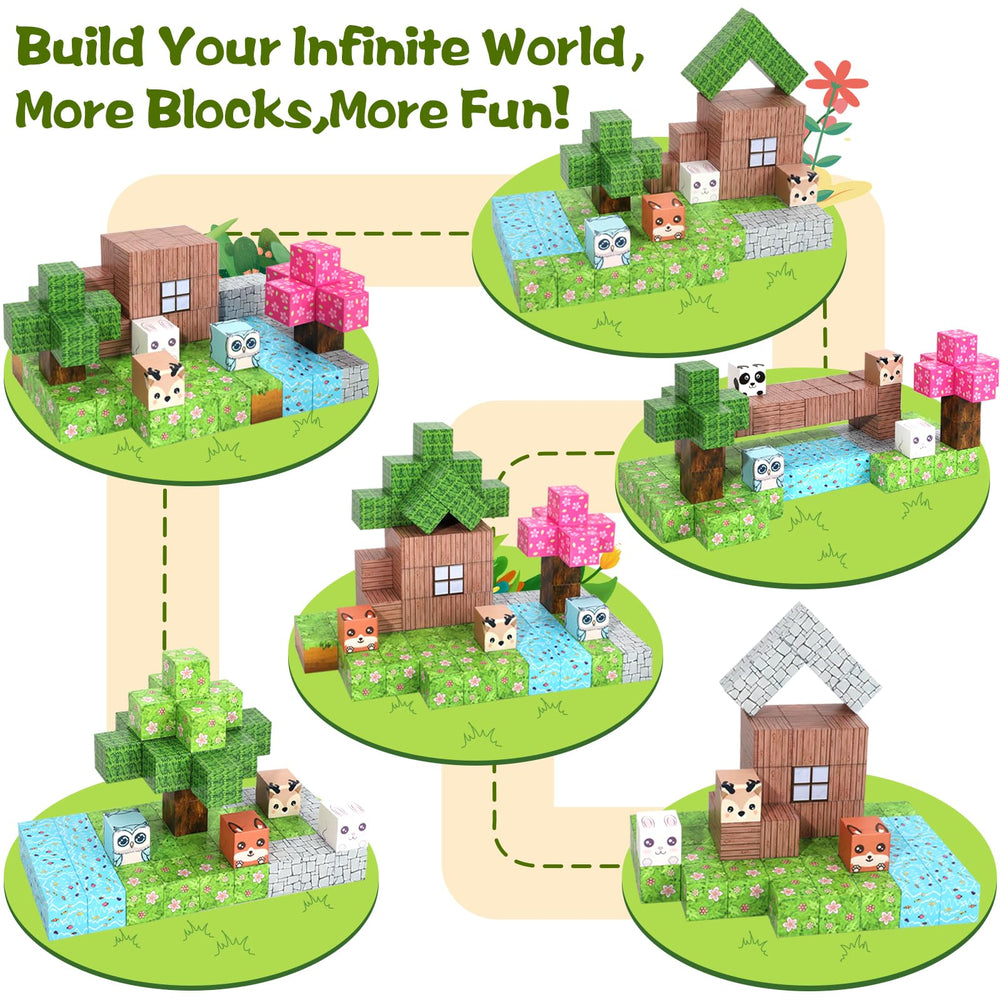 GiftPeak STEM building toy fosters imagination, teamwork, and experimentation.
