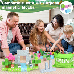 GiftPeak storage bag and instruction manual keep play tidy.