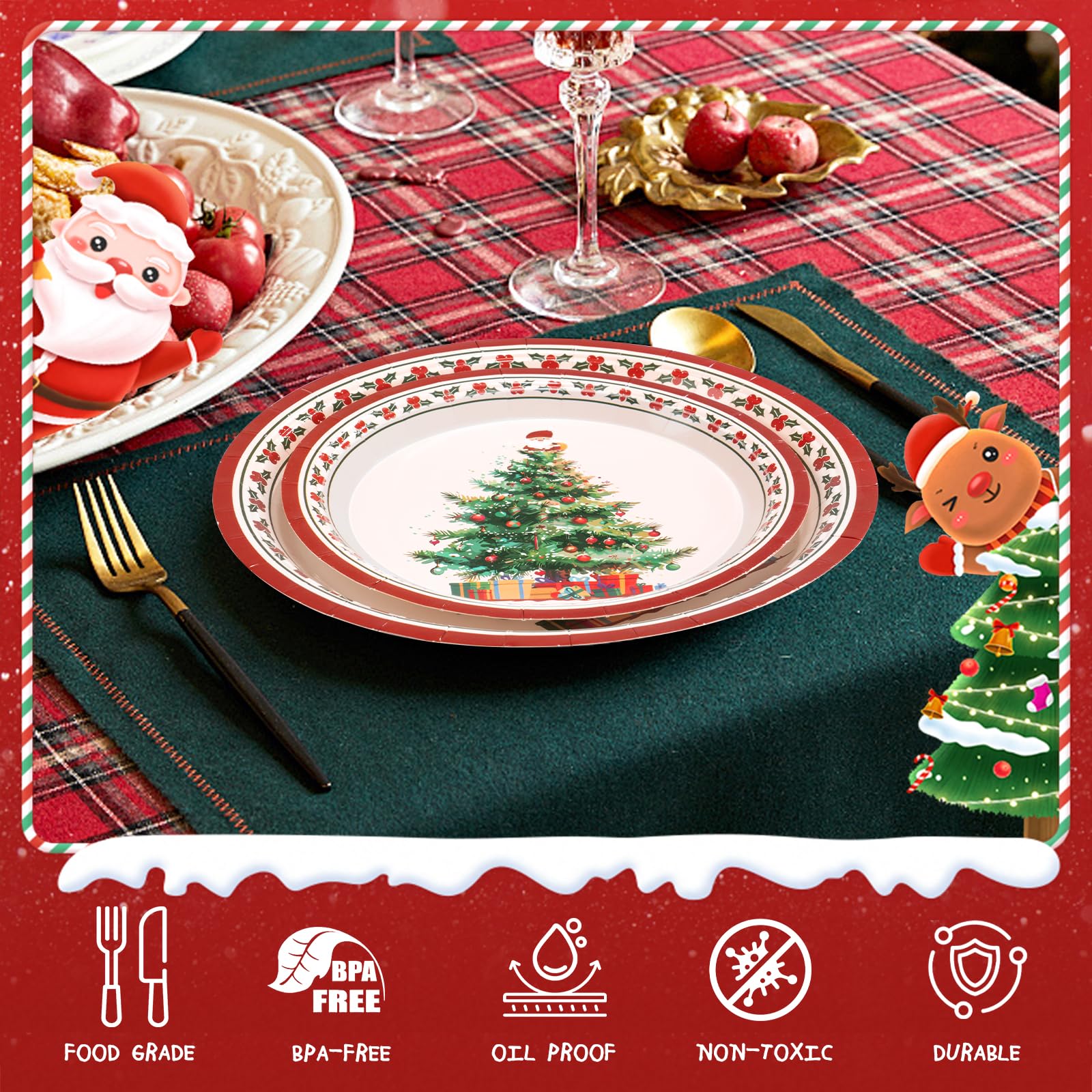 GiftPioneers napkins with double-layer absorbent design for quick cleanup