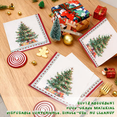 GiftPioneers border with holly and gifts enhances holiday decor