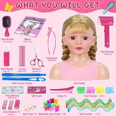 Gifts2U comb and brush set for smooth, tangle-free styling.