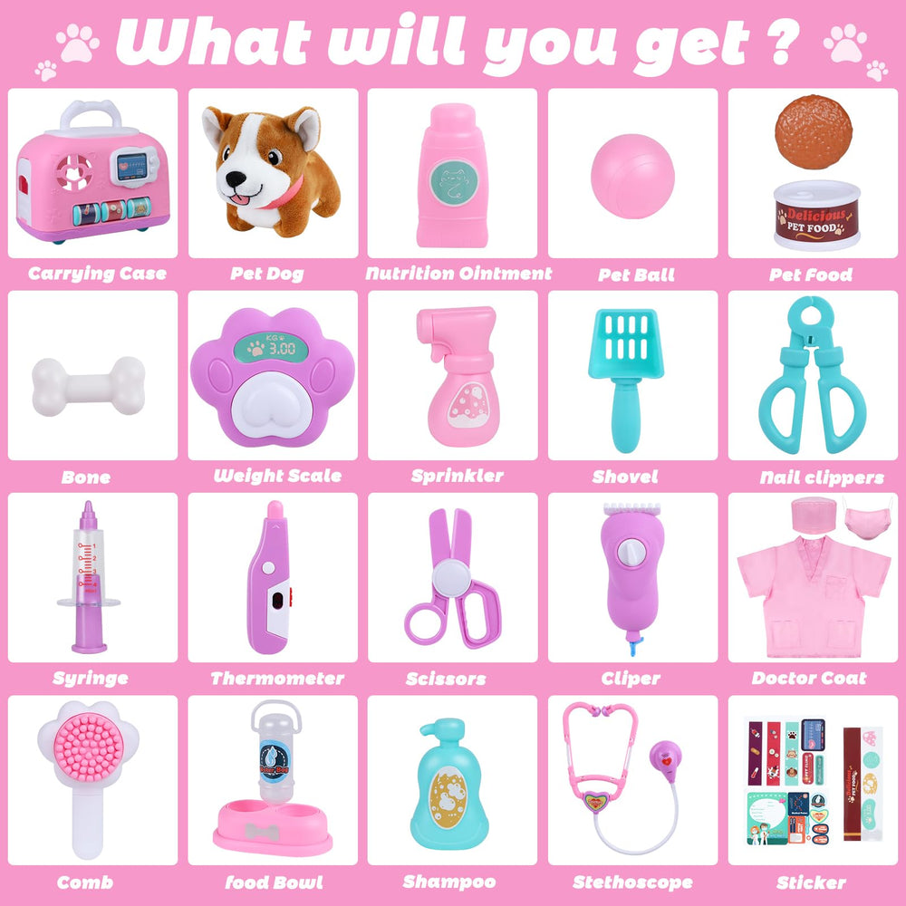 Gifts2U doctor coat and hat for kids enabling pretend medical role play