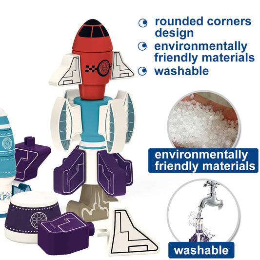 Gifts2U five-planet guards robots promote fine motor skills during play.