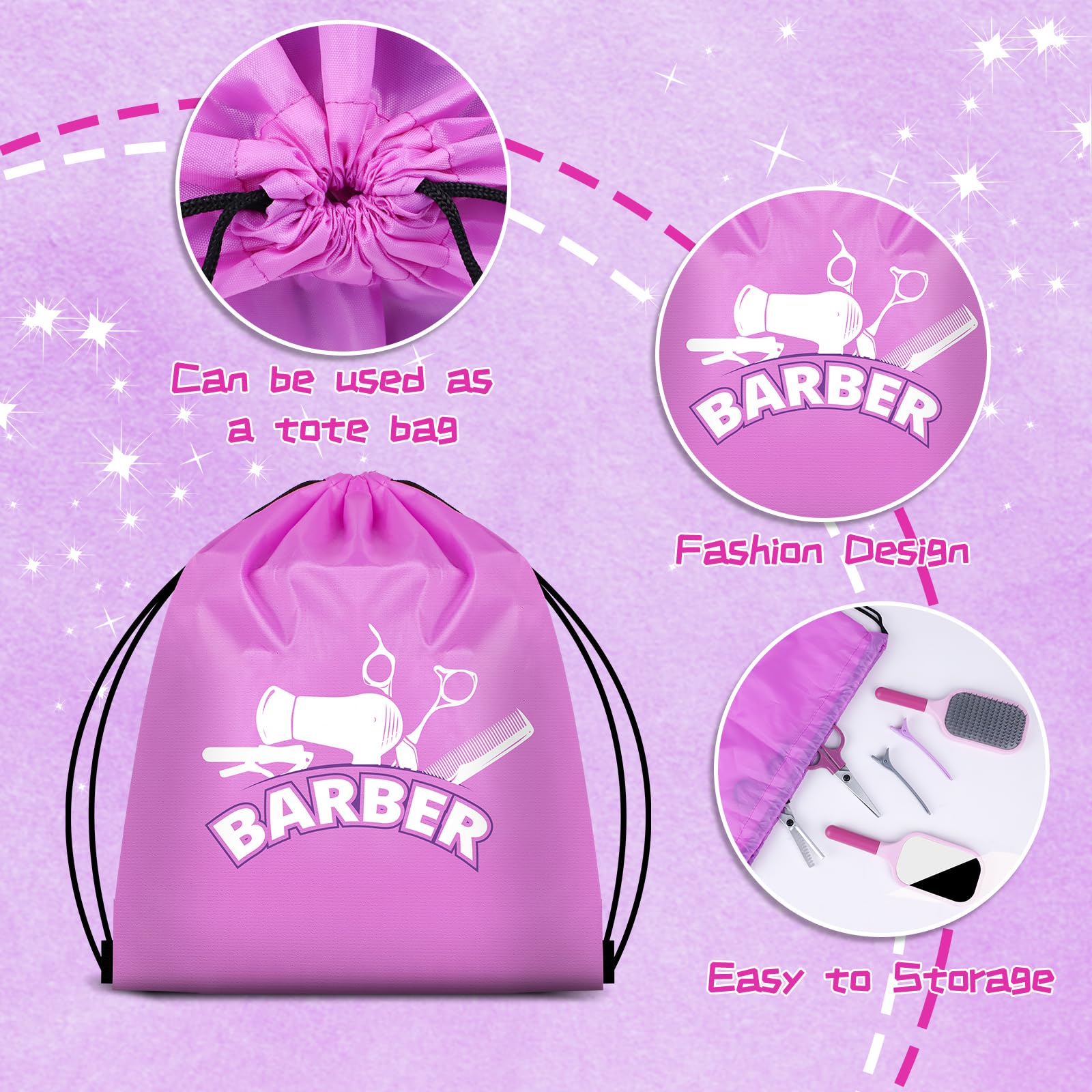 Gifts2U real-hair chalk adds color accents for creative looks.