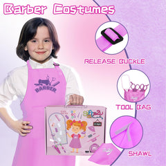 Gifts2U scissors set helps budding stylists practice safe pretend cutting.