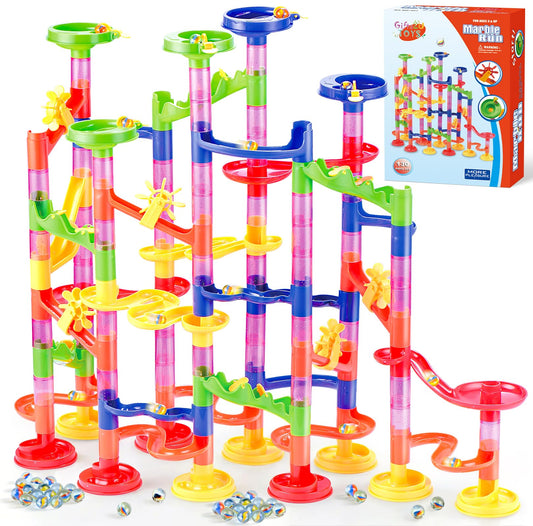 Gifts2U Marble Run pieces for colorful creative building sessions