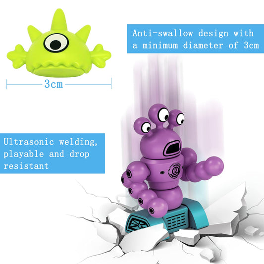 Gifts2U magnetic monster assembly demonstrates creative STEM building sessions.