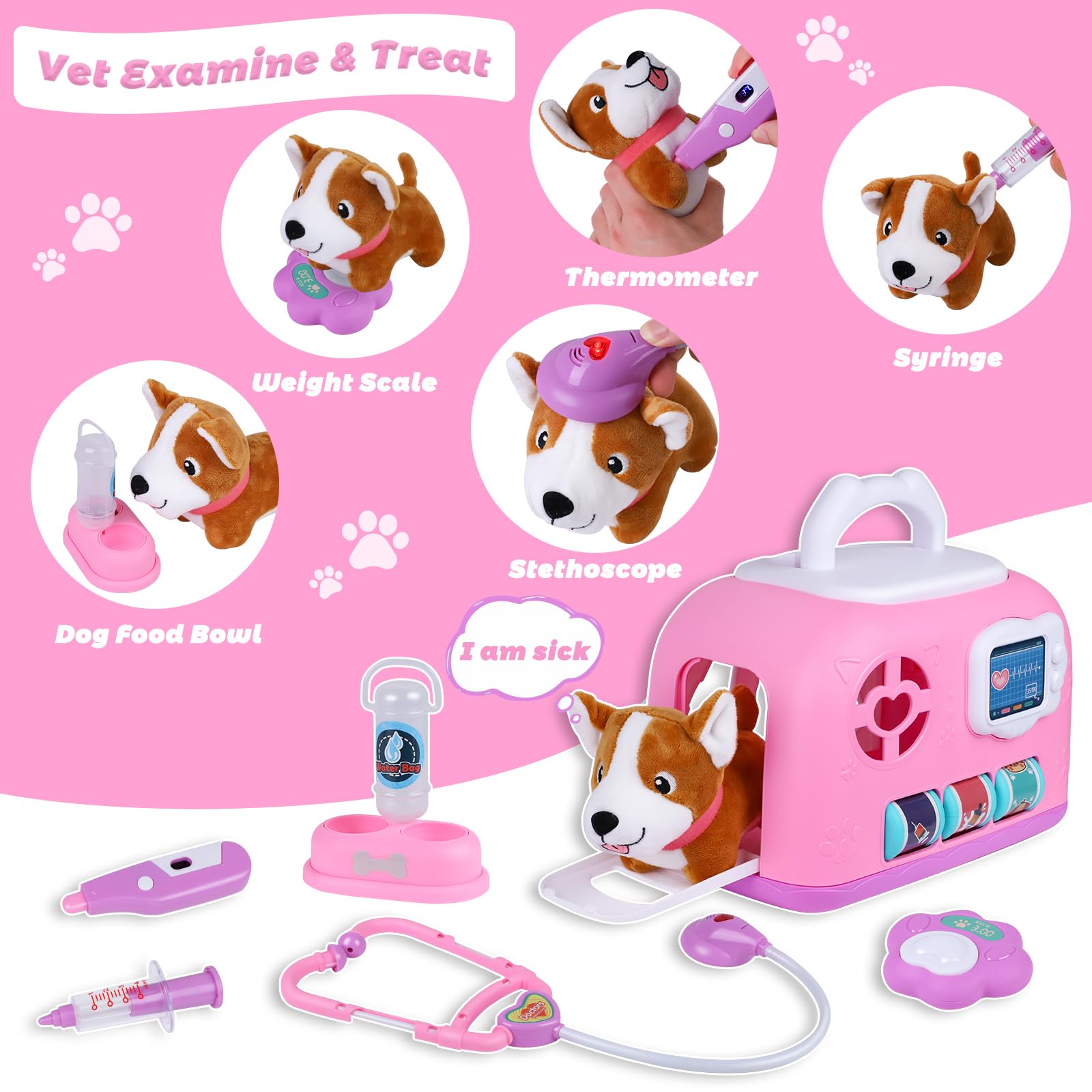 Gifts2U stethoscope toy as a key tool for caring pretend patients