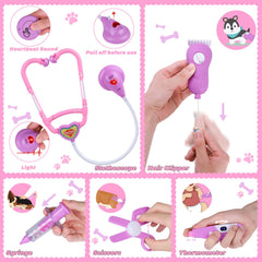 Gifts2U weight scale accessory helping kids simulate pet measurements