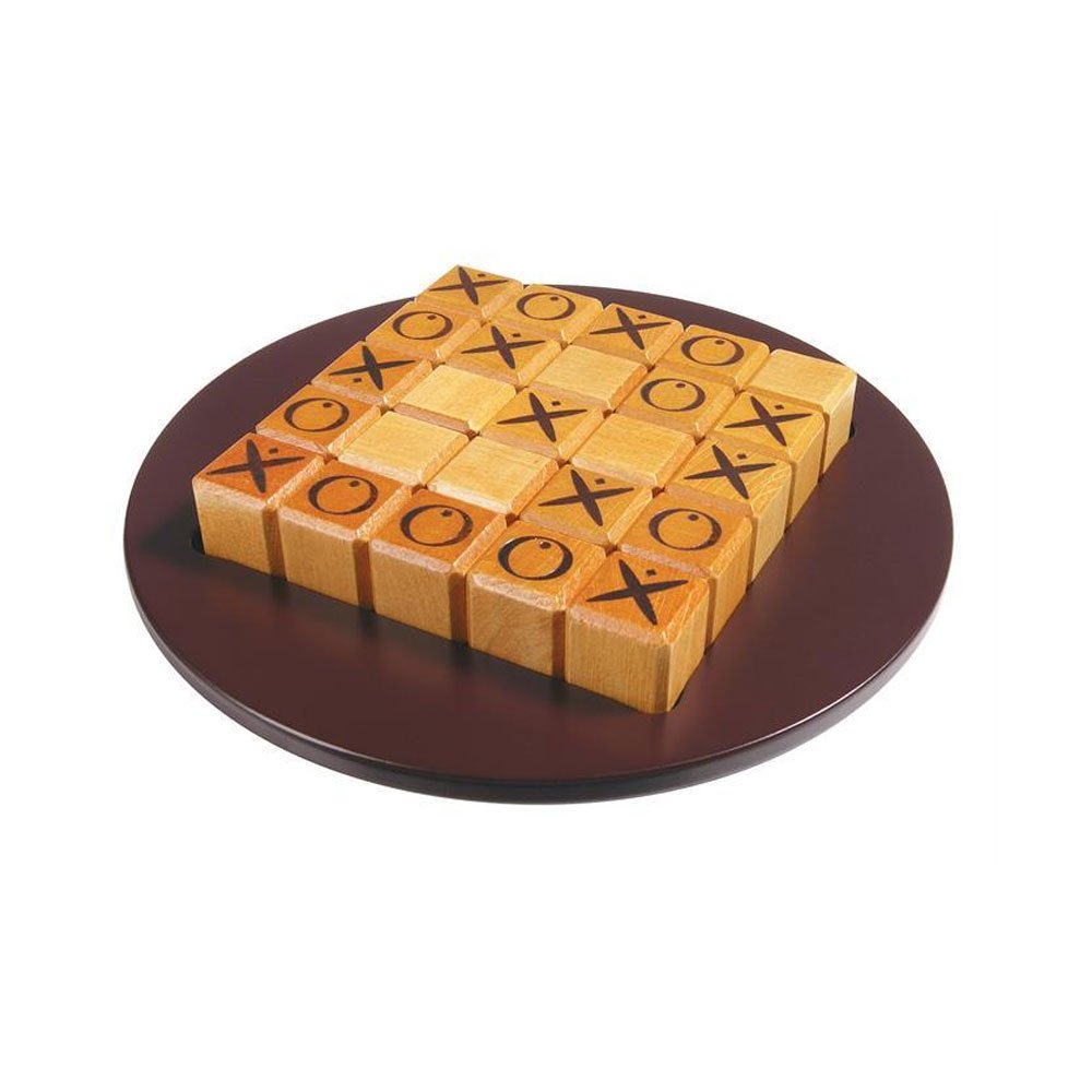GIGAMIC Quixo wooden board and cubes for engaging family game night
