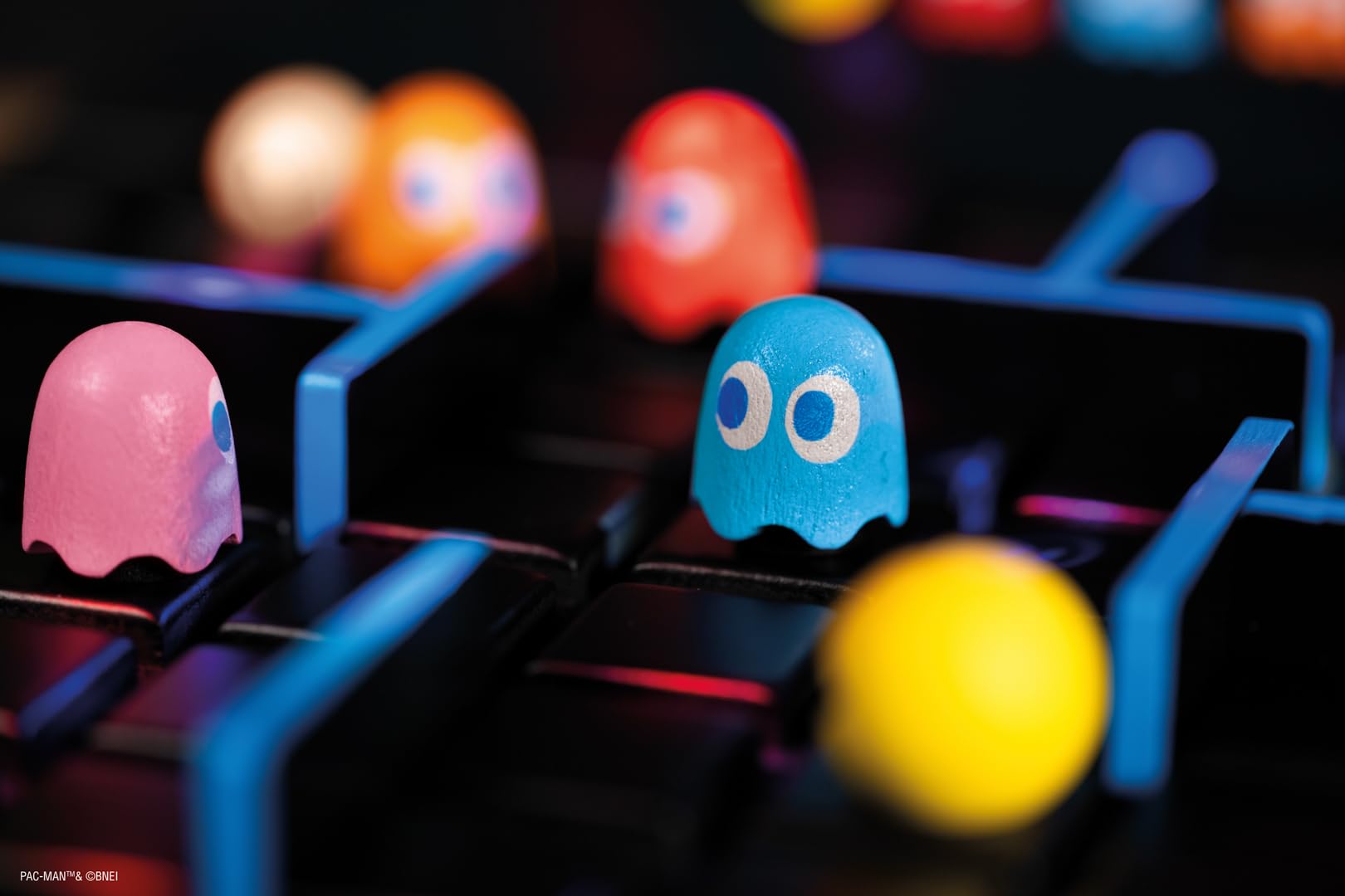GIGAMIC Quoridor Pac-Man ghost figures bring thematic flavor to rounds