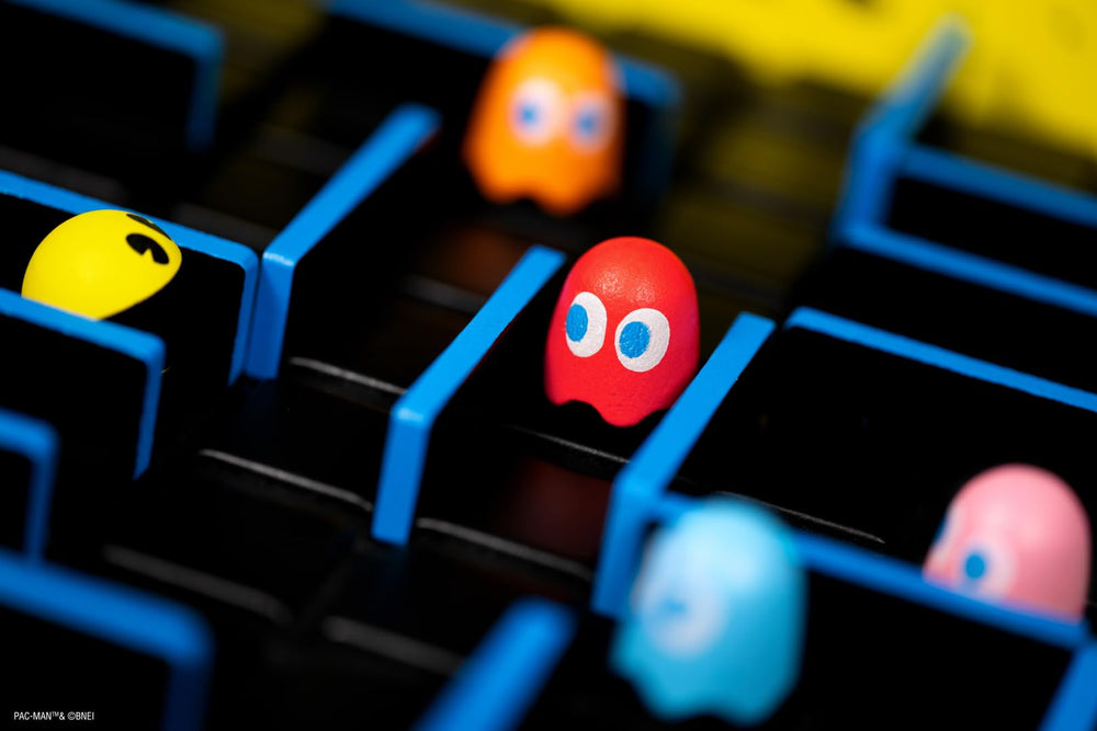 GIGAMIC Pac-Man figure highlights iconic arcade character during play