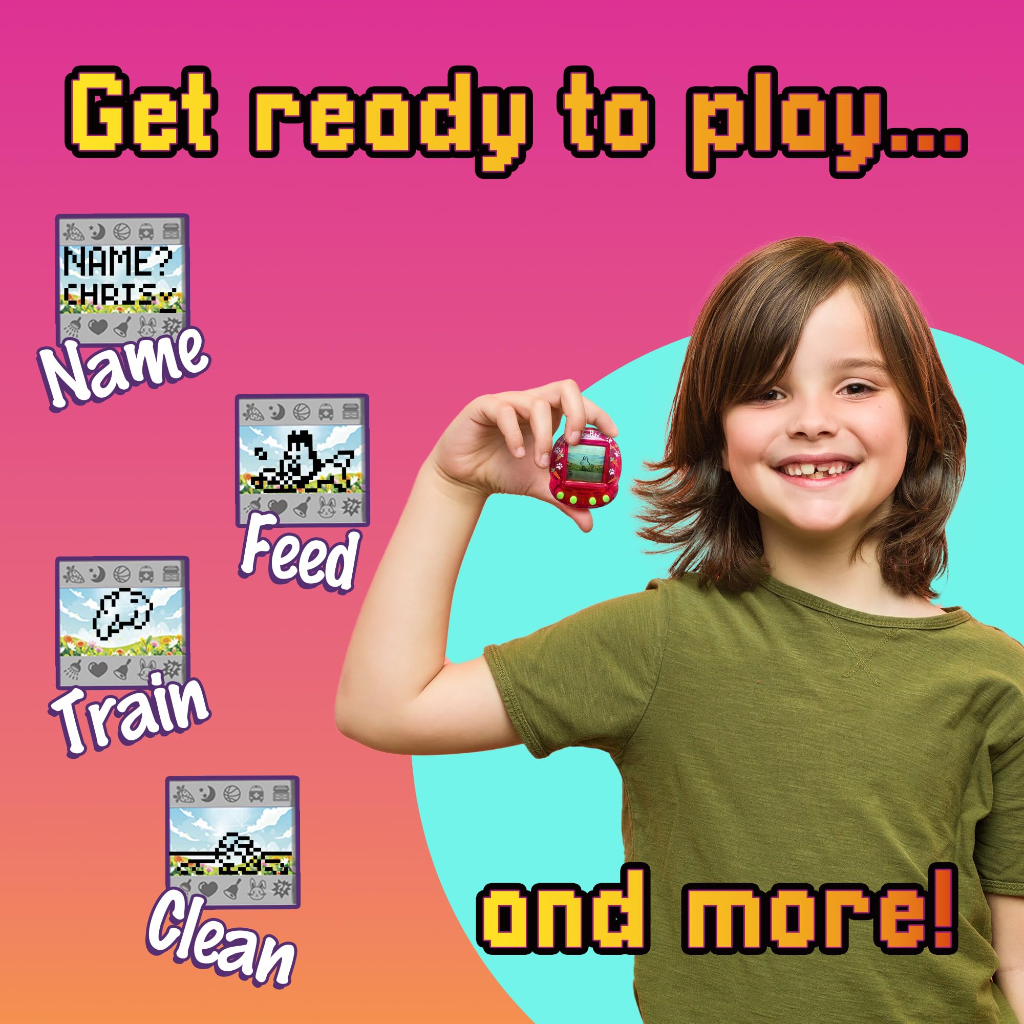 Includes a surprise character to unlock in Giga Pets Bit Bunnies