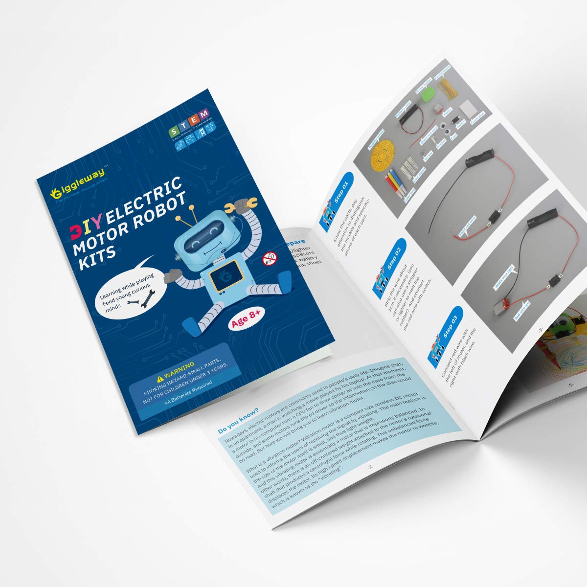 Giggleway Kit promotes curiosity through hands-on building and play.