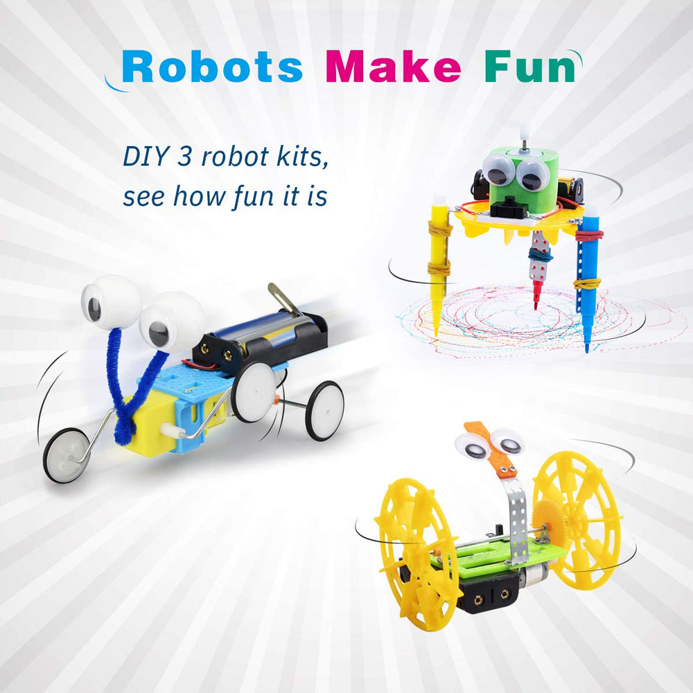Giggleway Reptile Robot Kit parts for hands-on engineering play.