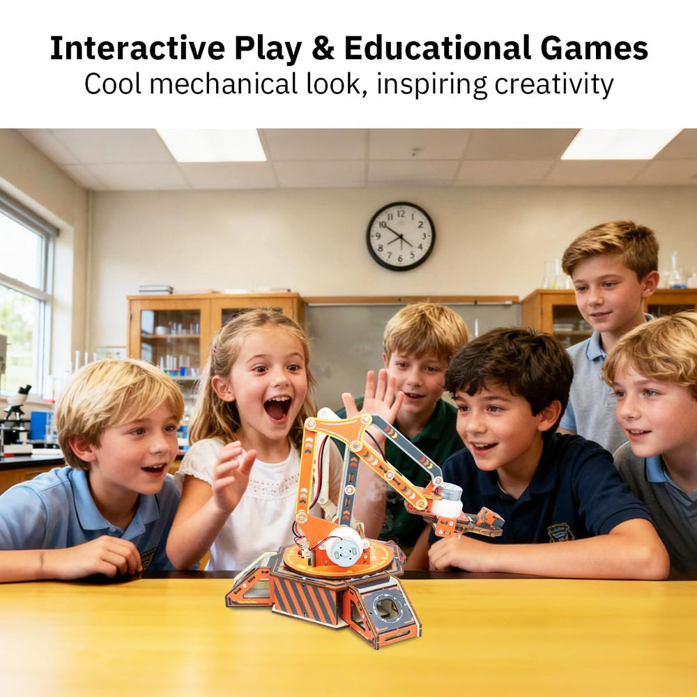 Giggleway robot arm kit eco-friendly design supports sustainable learning