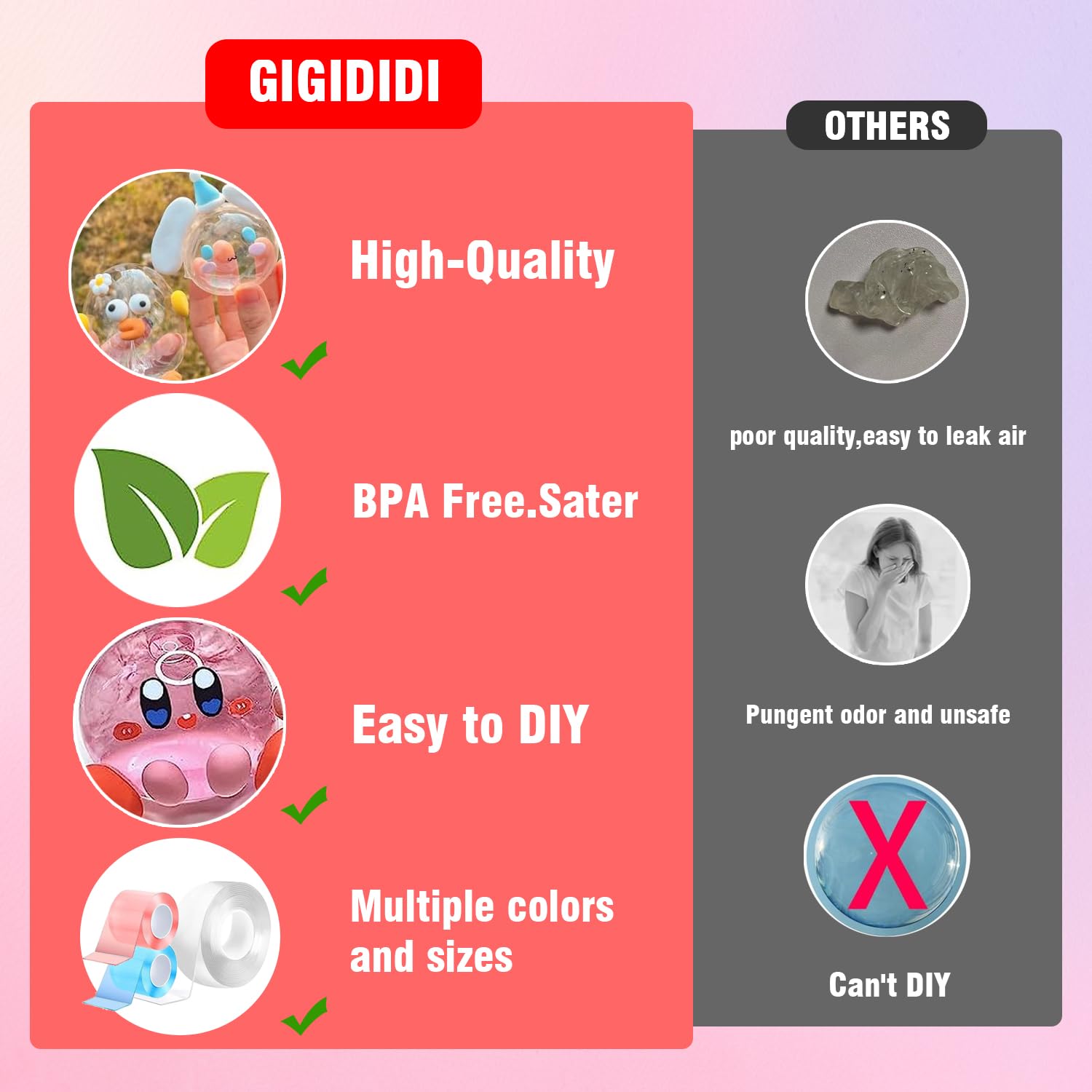 Gigididi nano tape bubbles blue roll invites visual play and creative fine motor skills