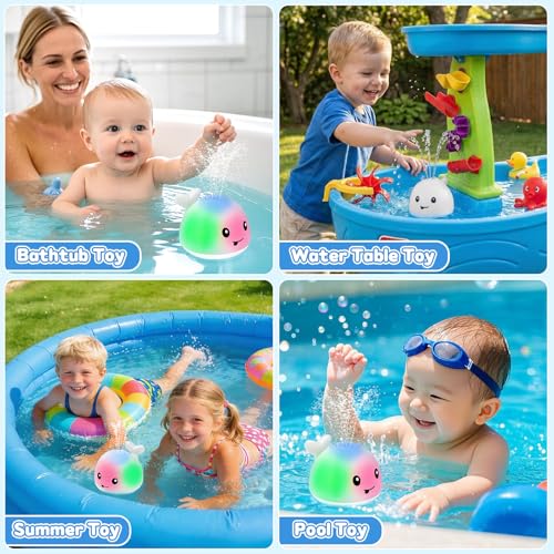 Gigilli bath toy used at pool or beach for versatile water play.