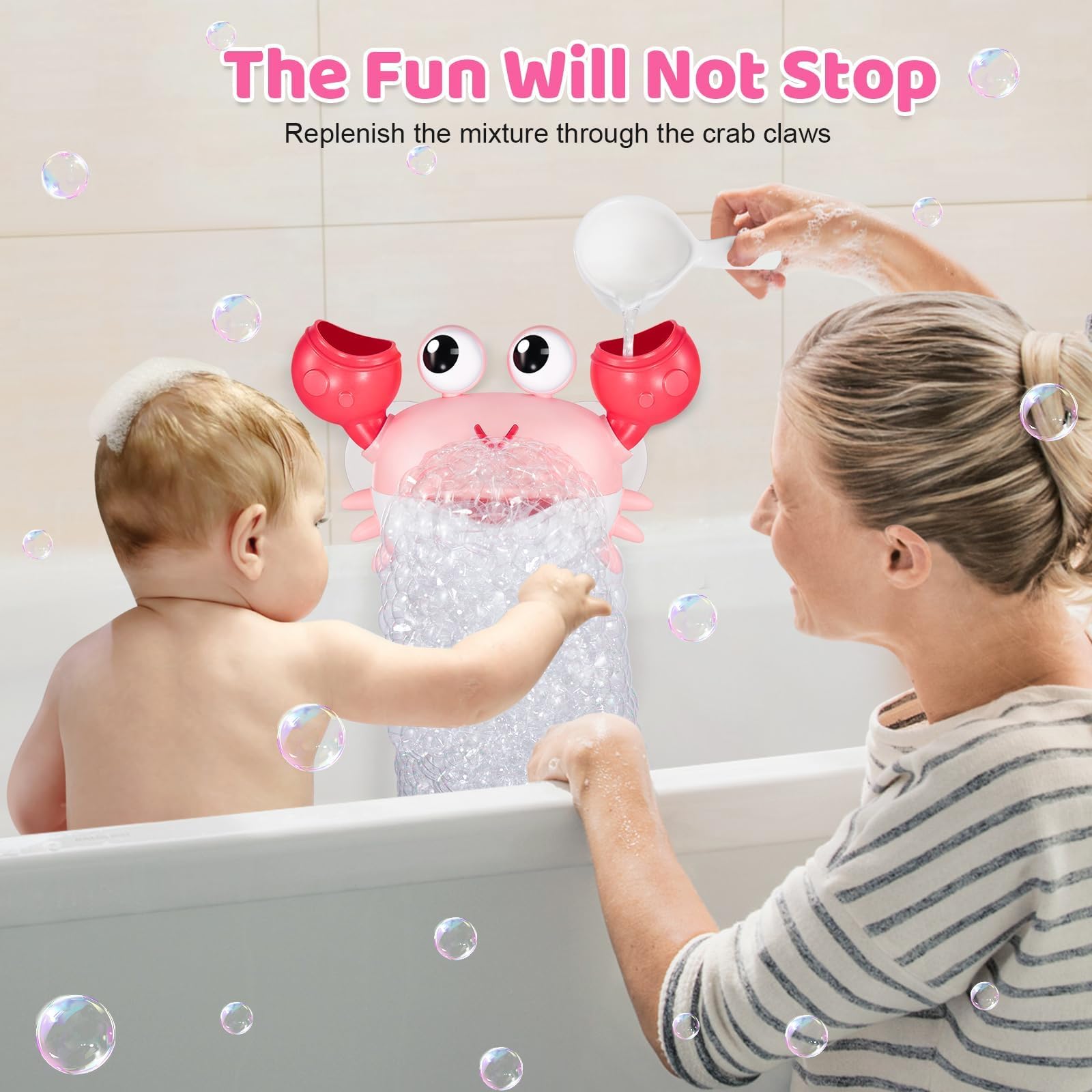 Gigilli crab bath toy makes a charming gift for holidays and birthdays.