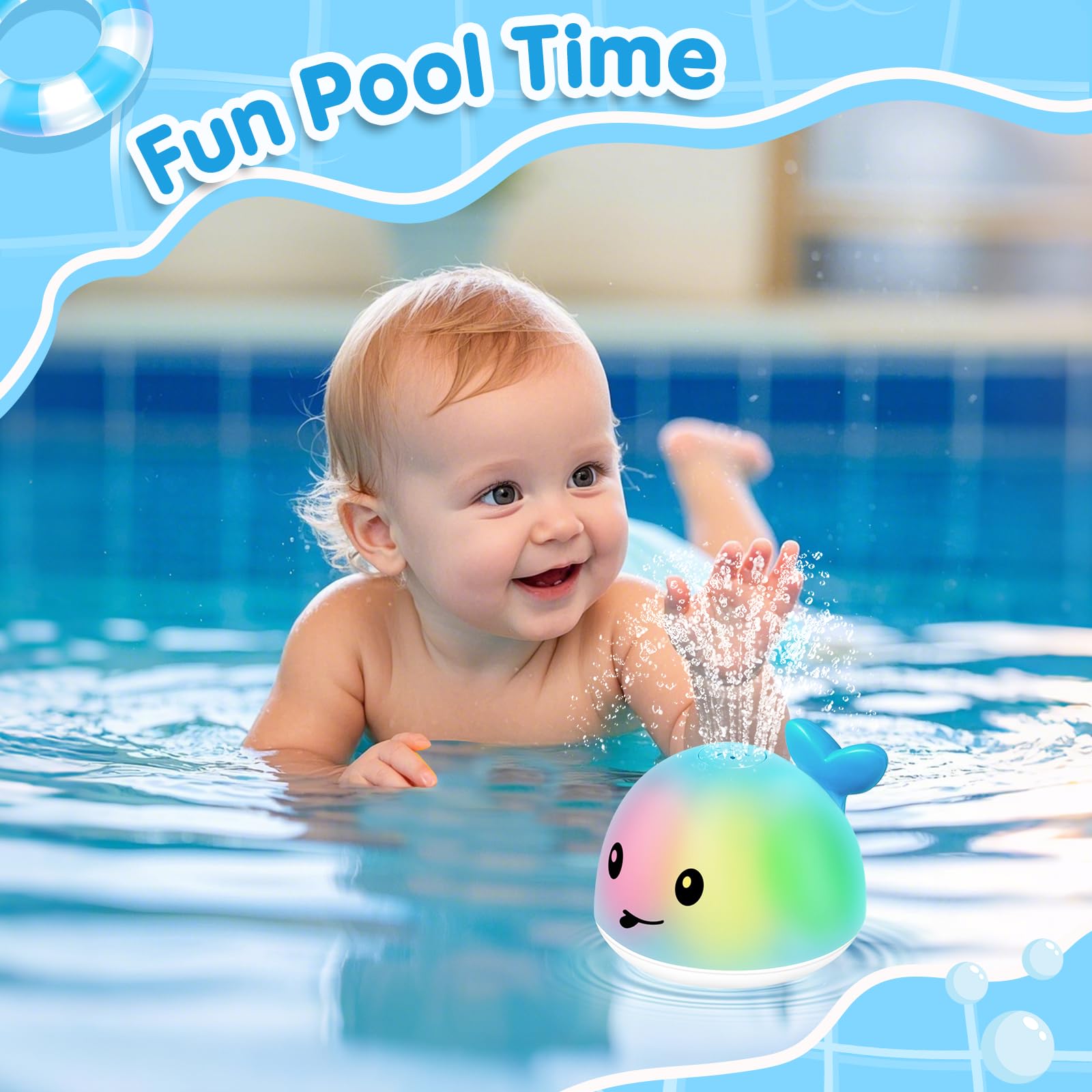 Gigilli Christmas gift-ready bath toy for kids 3 and up